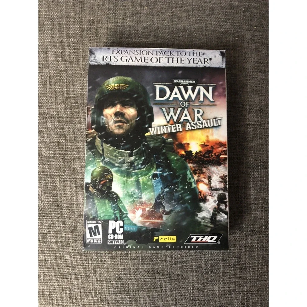 Warhammer 40,000: Dawn of War Winter Assault (PC, 2005) Expansion Pack Sealed